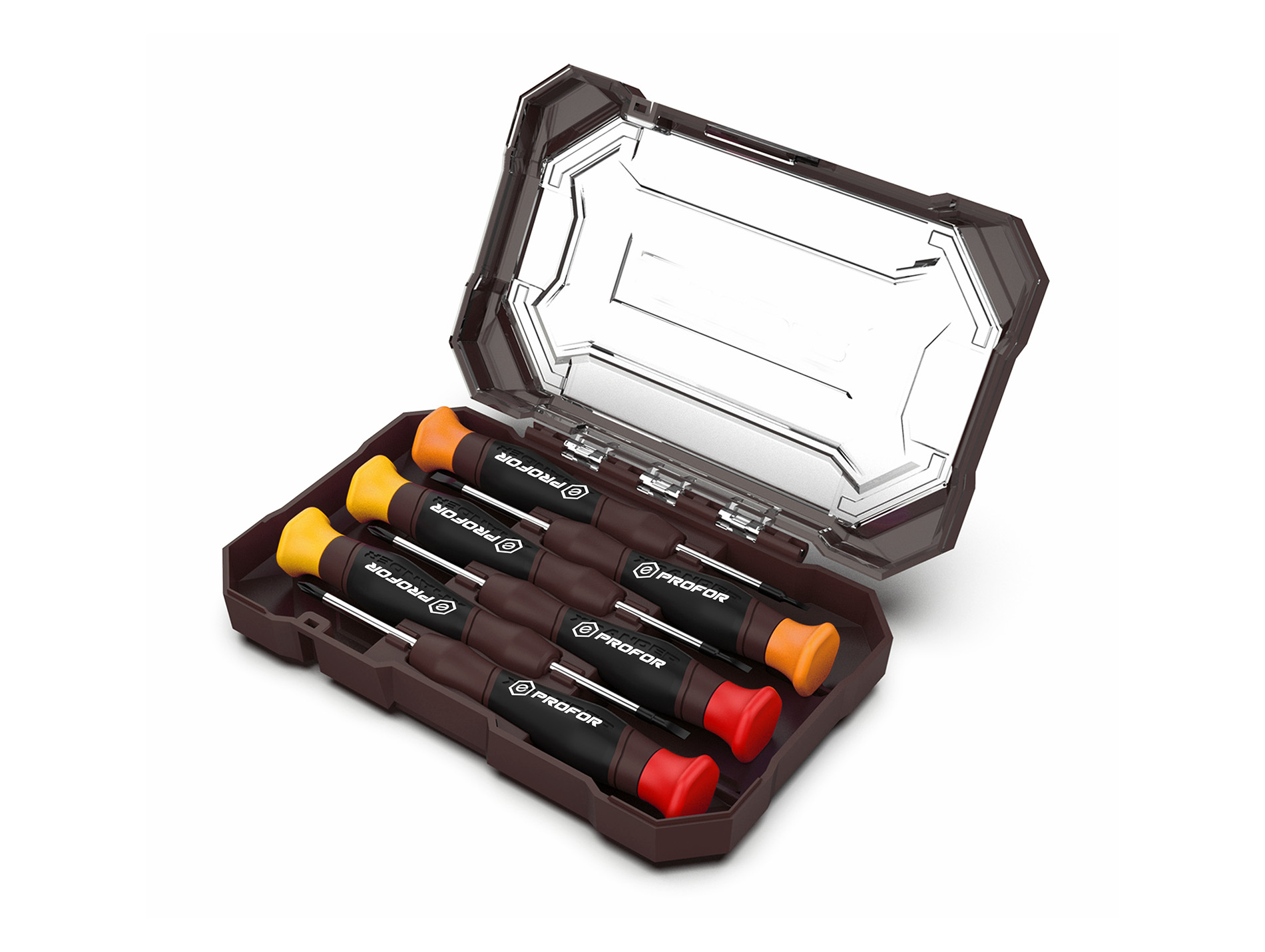 Jeu de 6 tournevis précision PROFOR